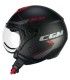 Casco jet CGM 167X Flo Tech nero opaco visiera corta