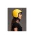 Casco jet DMD Retro giallo