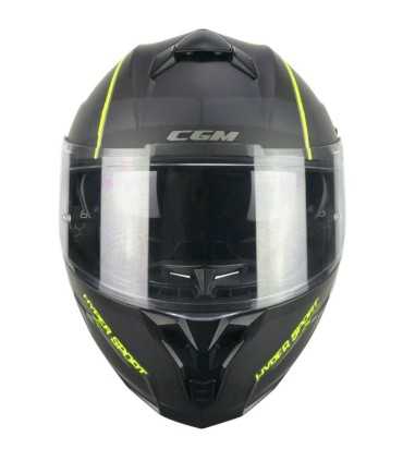 Casco CGM 321G Atom Sport nero giallo opaco