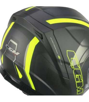 Casco CGM 321G Atom Sport nero giallo opaco