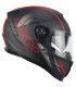 Casco CGM 321G Atom Sport nero rosso opaco