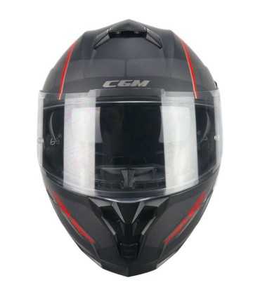 Casco CGM 321G Atom Sport nero rosso opaco