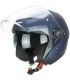 Casco jet Cgm 136A DNA blu opaco