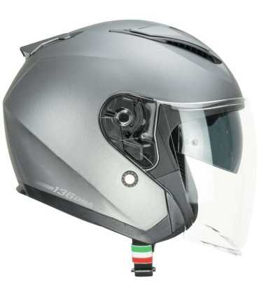 Casco jet Cgm 136A DNA antracite opaco