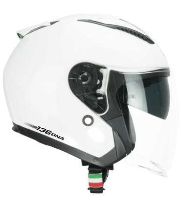 Casque jet Cgm 136A DNA blanc