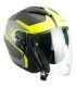 Casco jet Cgm 136A DNA Apache giallo opaco