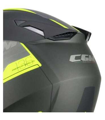 Casque jet Cgm 136A DNA Apache jaune matt