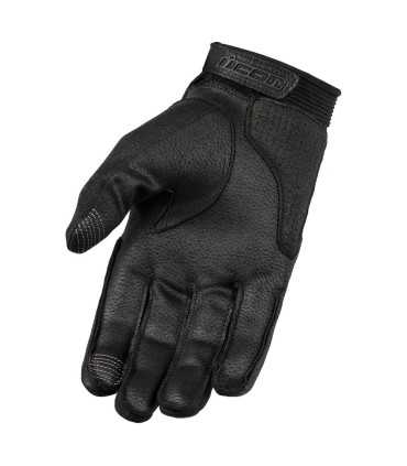 Icon Superduty 3 schwarz lederhandschuhe