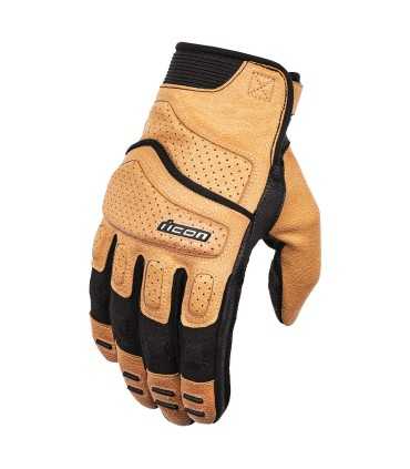 Gants en cuir Icon Superduty 3 tan