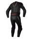 RST S1 leather suit black red