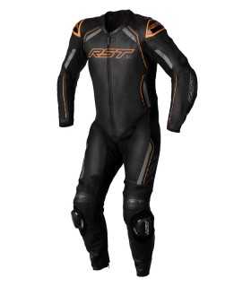 RST S1 leather suit black orange