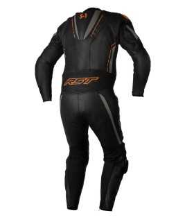 RST S1 leather suit black orange