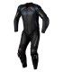 RST S1 leather suit black blue