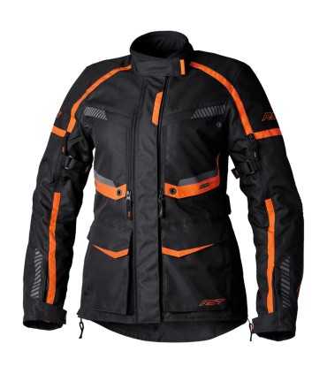 Giacca donna RST Maverick Evo nera arancione