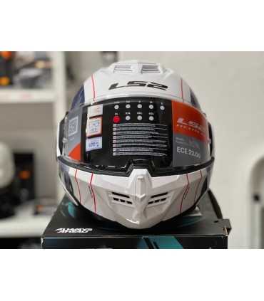 LS2 Advant Cooper white helmet