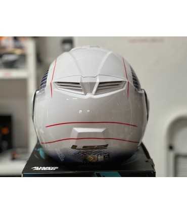 LS2 Advant Cooper white helmet