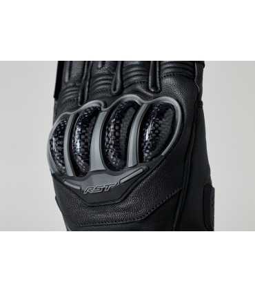 Gants en cuir impermeables RST S1 noir