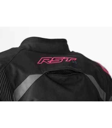 RST S1 black pink lady motorcycle jacket