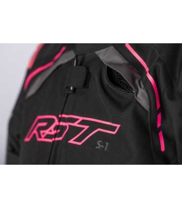 RST S1 black pink lady motorcycle jacket