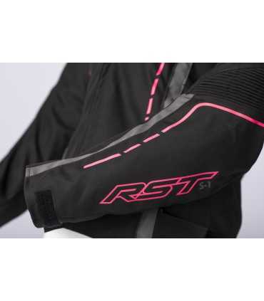 RST S1 black pink lady motorcycle jacket