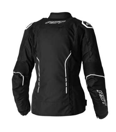 RST S1 lady motorcycle jacket black white