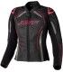 RST S1 motorcycle lady jacket leather black pink