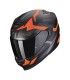 Casco Scorpion Exo-520 Evo Air Elan nero arancio opaco