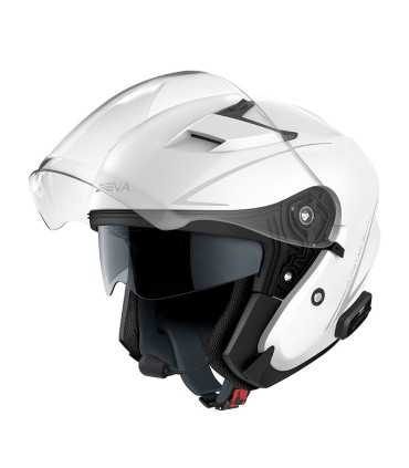 Jet Sena Outstar S white helmet