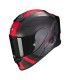 Casco Scorpion Exo R1 Evo Carbon Air MG nero rosso