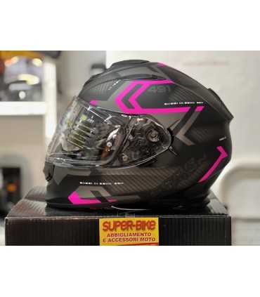 Casco Scorpion Exo 491 Spin nero rosa