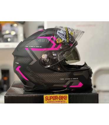 Casco Scorpion Exo 491 Spin nero rosa