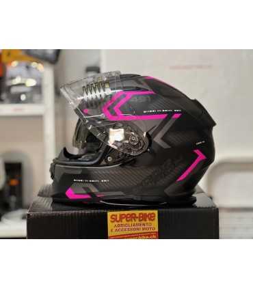 Casco Scorpion Exo 491 Spin nero rosa