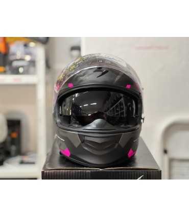 Casco Scorpion Exo 491 Spin nero rosa