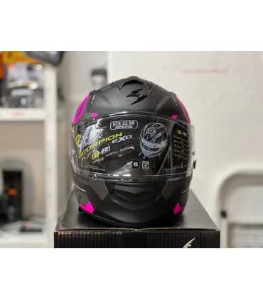 Casco Scorpion Exo 491 Spin nero rosa