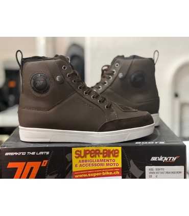 Chaussures moto Seventy BC7 marron