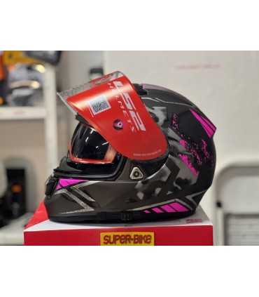 Casco LS2 FF397 Vector Hpfc Evo Stencil pink