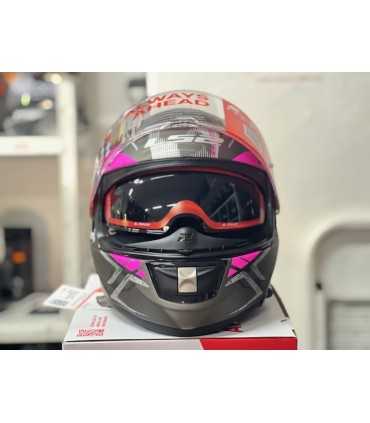 Casco LS2 FF397 Vector Hpfc Evo Stencil pink