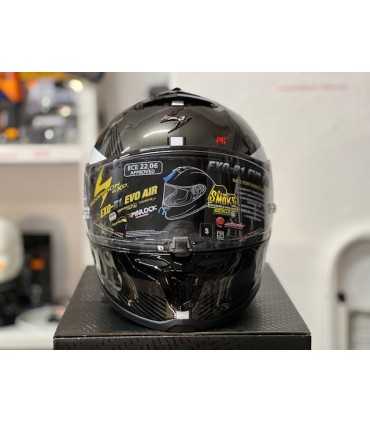 Scorpion Exo R1 Evo Air Final silver helmet