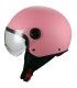 Casco jet BHR 801 rosa opaco