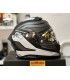 Casco Scorpion Exo R1 Evo Air Vatis nero bianco opaco