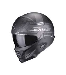 Casco Scorpion Exo Combat 2 Xenon nero opaco