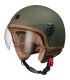 Casque Jet Motocubo Ant vert matt