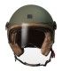 Casque Jet Motocubo Ant vert matt