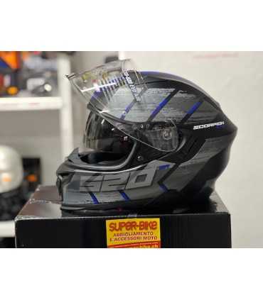 Casco Scorpion Exo-520 Evo Air Maha blu opaco