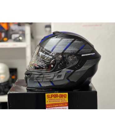 Casco Scorpion Exo-520 Evo Air Maha blu opaco