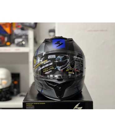 Casco Scorpion Exo-520 Evo Air Maha blu opaco