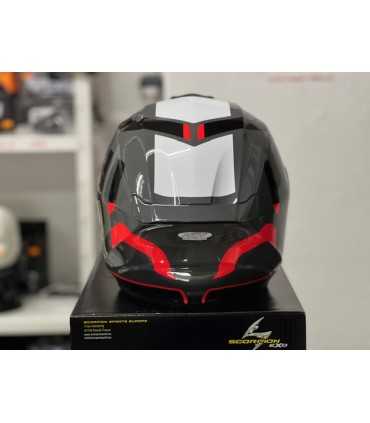 Casco moto Scorpion Exo 391 Arok grigio rosso