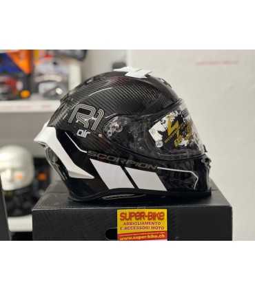 Casco Scorpion Exo R1 Evo Carbon Air Corpus 2 bianco