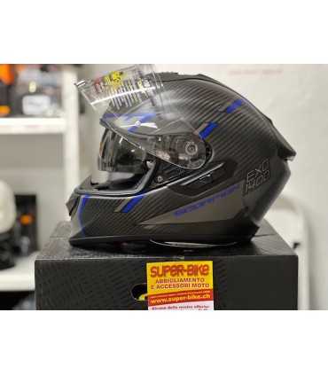 Casco integrale Scorpion Exo 1400 Carbon air Evo Kendal blu