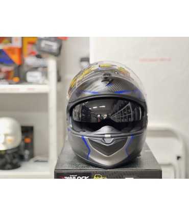 Casque intégral Scorpion Exo 1400 Carbon air Evo Kendal bleu